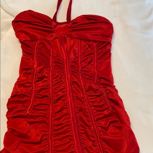Bebe sexy red dress size S - Picture 4 of 6